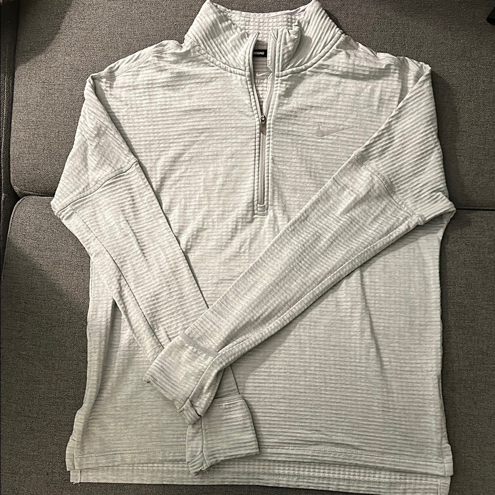 Nike Light Gray Quarter-Zip